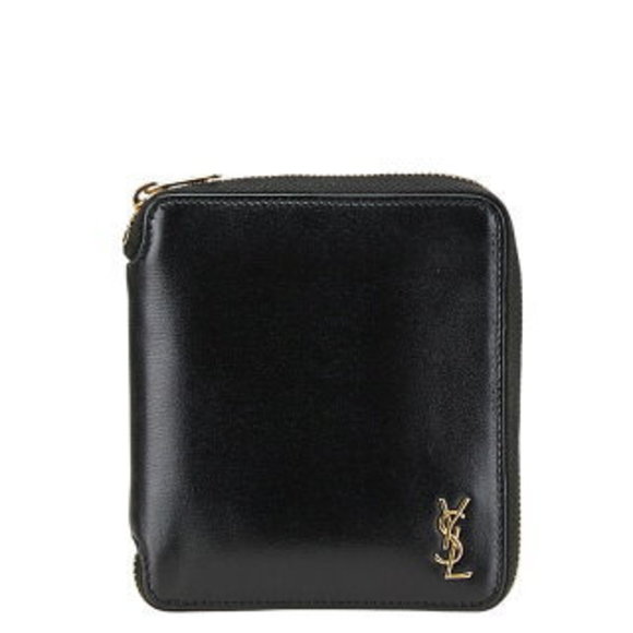 Saint Laurent YSL bifold Wallet black leather - Picture 1 of 8